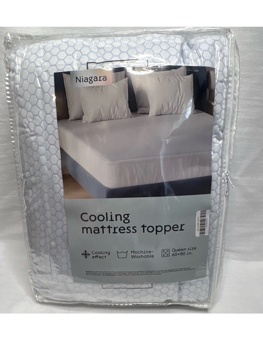 Cooling Mattress Topper - White